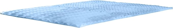 Serta Comfort Zone Cooling Memory Foam Mattress Topper, 1.5 Inch, Queen