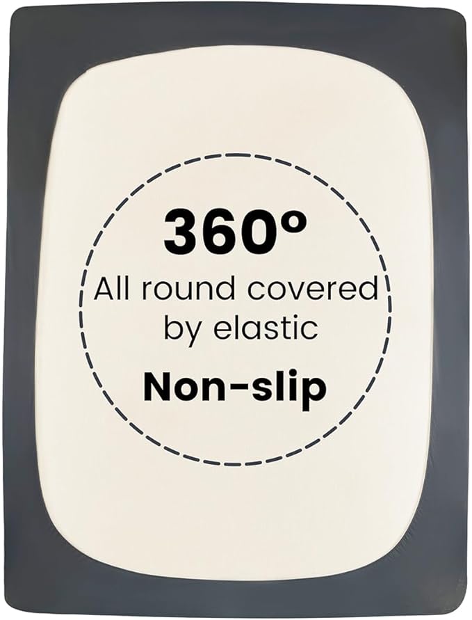 SLEEP ZONE King Size Mattress Pad, Cooling Mattress Topper, Quilted Fitted Mattress Cover, Machine Washable Mattress Protector, Soft Fluffy Down Alternative, Deep Pocket 8~21 inch (Black, King)