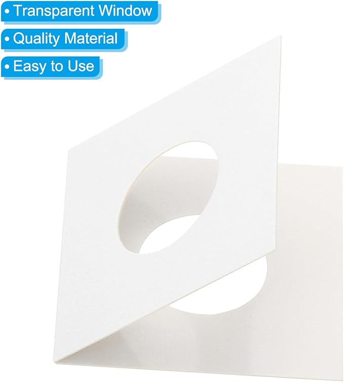 PATIKIL 2 x 2 Coin Flips, 100 Pack 23mm Cardboard Coin Holder Paper Coin Holders for Coin Collection Supplies Collector, White