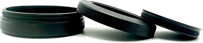 3.0 | Metal Container for Zyn, Premium Aluminum Can & Rugged Pouch Holder | Extra Capacity, Knurled Grip & Used Pouch Storage | EDC (Black) - Image 2