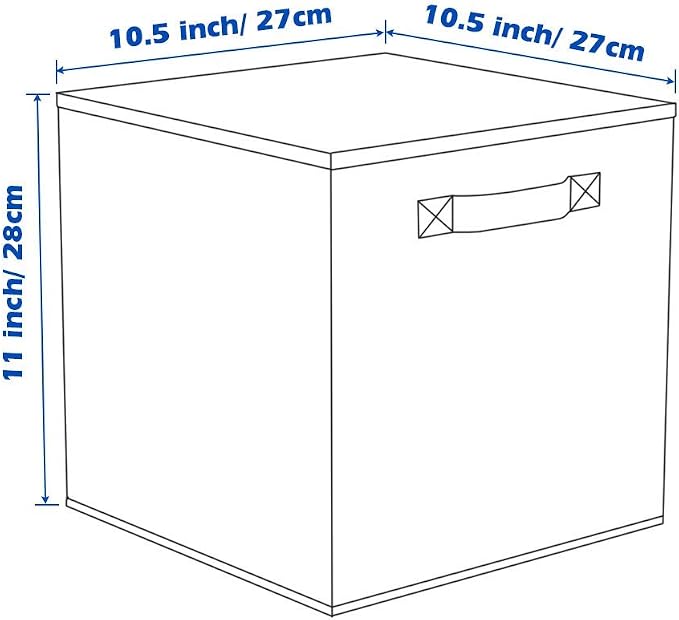 ShellKingdom Storage Bins, Foldable Fabric Storage Cubes And Cloth Organizer Drawer For Closet And Toys, 2 Pack (Lavender) - Image 8