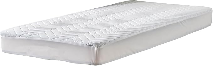Kingnex Waterproof Quilted Twin XL Mattress Protector Pad for Extra Long Twin College Dorm Room Bed Fitted Sheet Padded Mattress Cover
