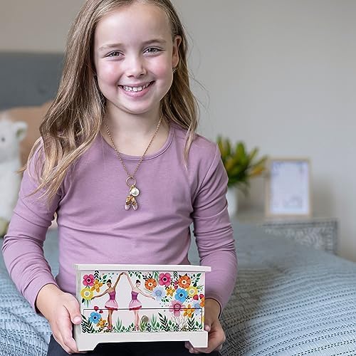 ABI + OLIE Ballerina Jewelry Box for Girls, Musical Jewelry Box, Kids Music Boxes - Perfect Dance Recital & Birthday Gifts for Girls 4-6 and 6-12 - Image 8