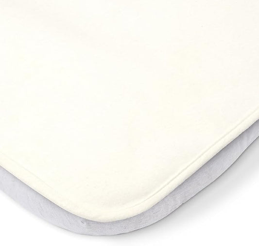Tutti Bambini 100% Waterproof Bassinet Mattress Protector - Premium 100% Cotton Bassinet Mattress Pad Cover, Soft & Breathable, Machine Washable, Compatible with CoZee® Bassinets (31.8 x 20 in)
