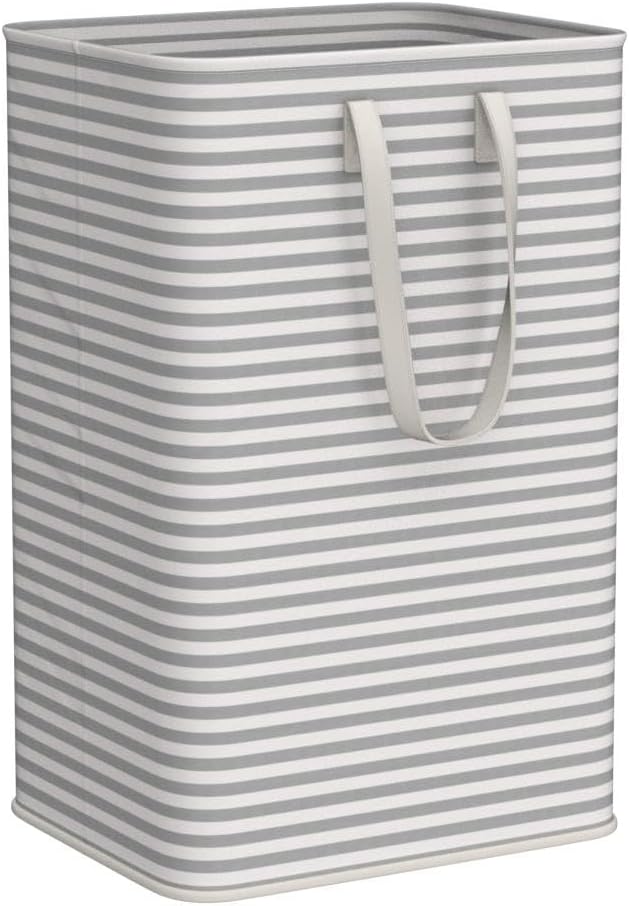 Lifewit 2 Pack Laundry Basket 80L Each, Collapsible Clothes Hamper with Reinforced Handles, Freestanding Waterproof Design for Bedroom and Laundry Room, Grey 160L Total - Image 4
