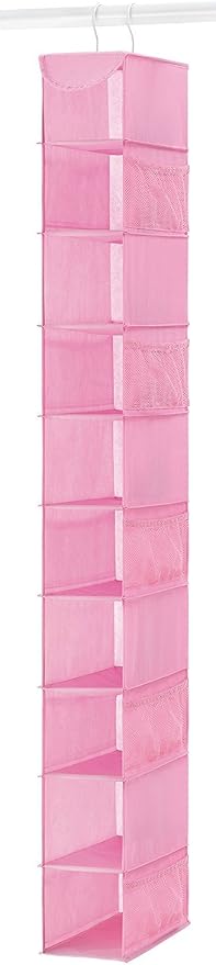 Whitmor Hanging Shoe Shelves, Pink (Pack of 6) by Whitmor