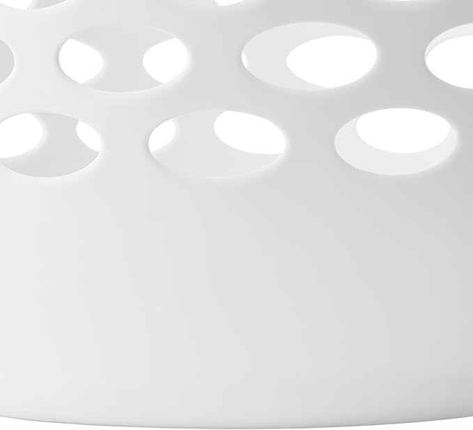 2 BUSHEL Flexible Laundry Basket,Tall plastic hamper for Clothes, Bedroom, and Storage - Portable Round Bin with Carry Handles 17.75" x 17.25" x 26", White (2) - Image 5