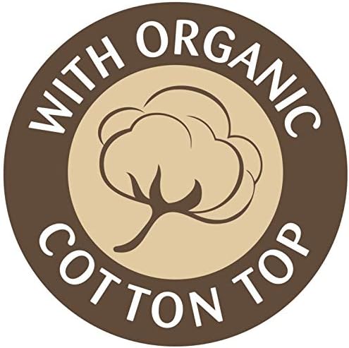 Sealy Organic Cotton Top Cooling Waterproof Fitted Toddler Bed and Baby Crib Mattress Pad Cover Protector, Noiseless, Machine Washable and Dryer Friendly, 52" x 28" - White (Pack of 2)