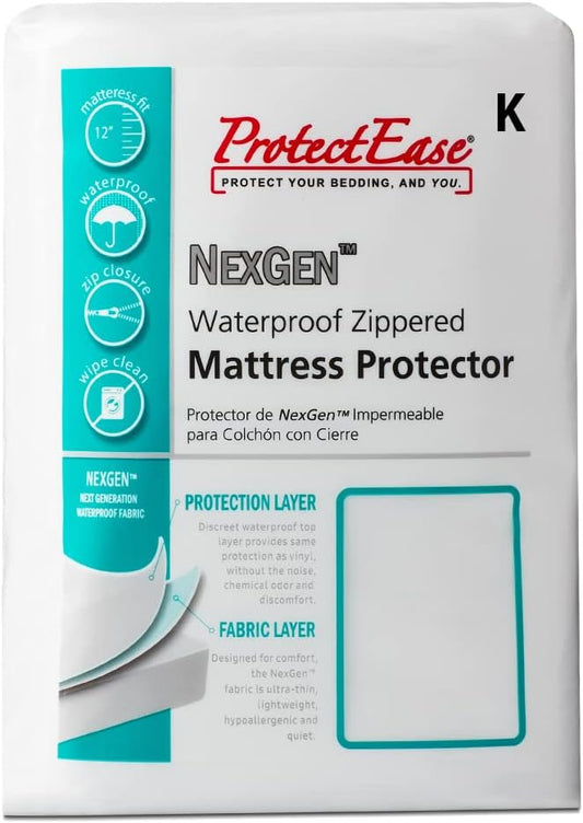 Nexgen Waterproof Zippered Mattress Protector (King)
