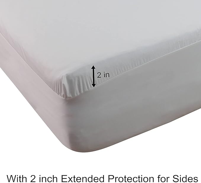 28-30" Split from Top King Mattress Protector for Adjustable Bed Upper Flex Head Waterproof Matressprotector Ultra Soft Jersey Noiseless Fitted Matress Cover