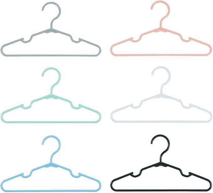 120 pcs Baby Nursery Closet Hangers,Non-Slip Laundry Infant Pant Hanger for Newborn Clothes,Ultra-Thin Child Coat Hanger for Girl Boy Toddler Kids - Image 2