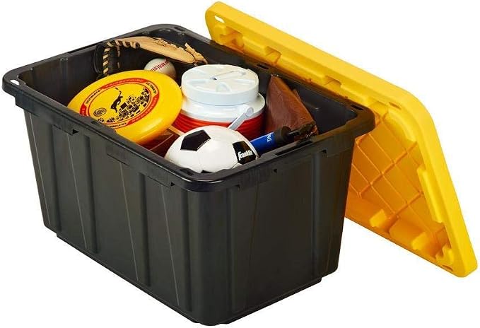 HDX 17 Gal. Storage Tough Tote in Black - Image 3