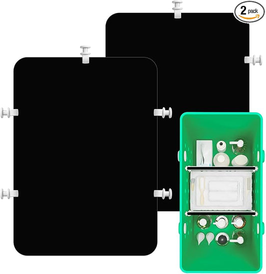 2PCS Divider Tray for Bogg Bag - Beach Bag Accessories for Bogg Bags Original X Large - Organizing Bags and Divide Space (All Black) by Unknown