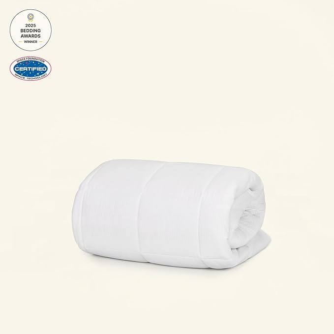 SLUMBER CLOUD Cooling Performance Mattress Pad - Full - NASA-Technology, Temperature-Regulating Bedding, Designed for Hot Sleepers and Night Sweats
