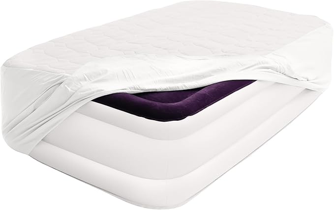 CHILLSUN Queen Mattress Pad Thick Quilted Mattress Topper, Air Mattress Cover, Super Soft Breathable and Noiseless Down Extra Thick Mattress Pad with Deep Pocket Fits up to 23 Inch Mattress