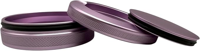 3.0 | Metal Container for Zyn, Premium Aluminum Can & Rugged Pouch Holder | Extra Capacity, Knurled Grip & Used Pouch Storage | EDC (Lavender) - Image 2