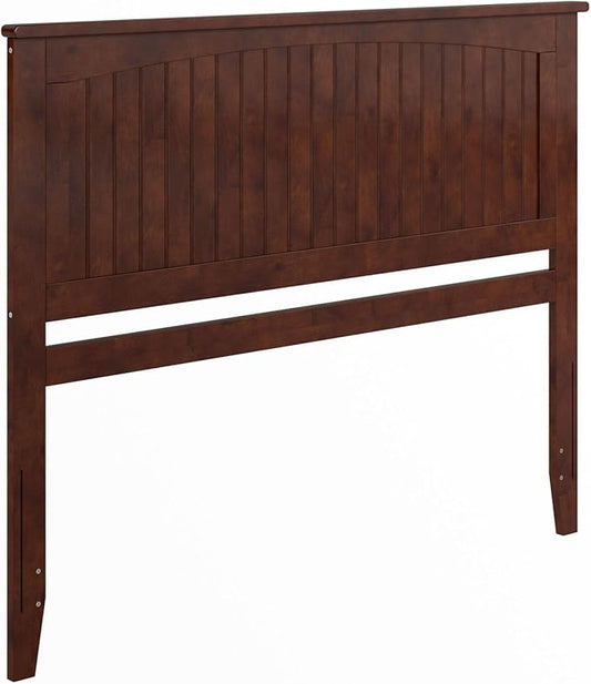 AFI, Nantucket Queen Solid Wood Panel Headboard, Walnut