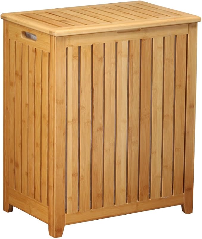 Oceanstar Spa-Style Bamboo Laundry Hamper by Oceanstar