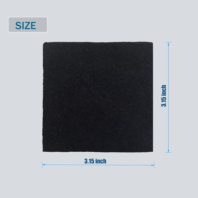 6 Pack Trash Can Odor Absorbing Filter Refills for EKO Garbage Cans, Activated Charcoal Deodorizer Compatible with EKO Step and Touchless Trash Cans with Built-in Filter Compartment - Image 7