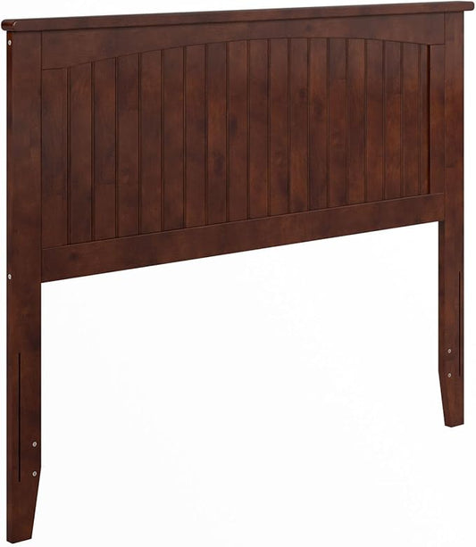 AFI, Nantucket Full Solid Wood Panel Headboard, Walnut