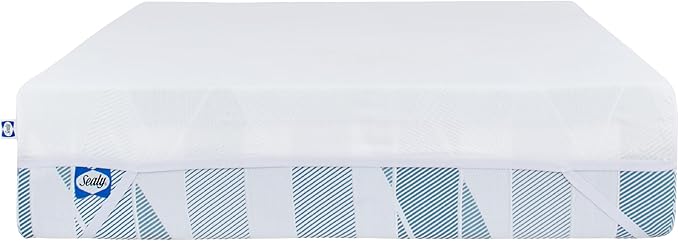 Sealy Dreamlife 3” Gel Memory Foam Twin Mattress Topper with Cooling Cover, SealyComfort Gel Foam, SealyCool Stretch Knit Cover with Corner Straps