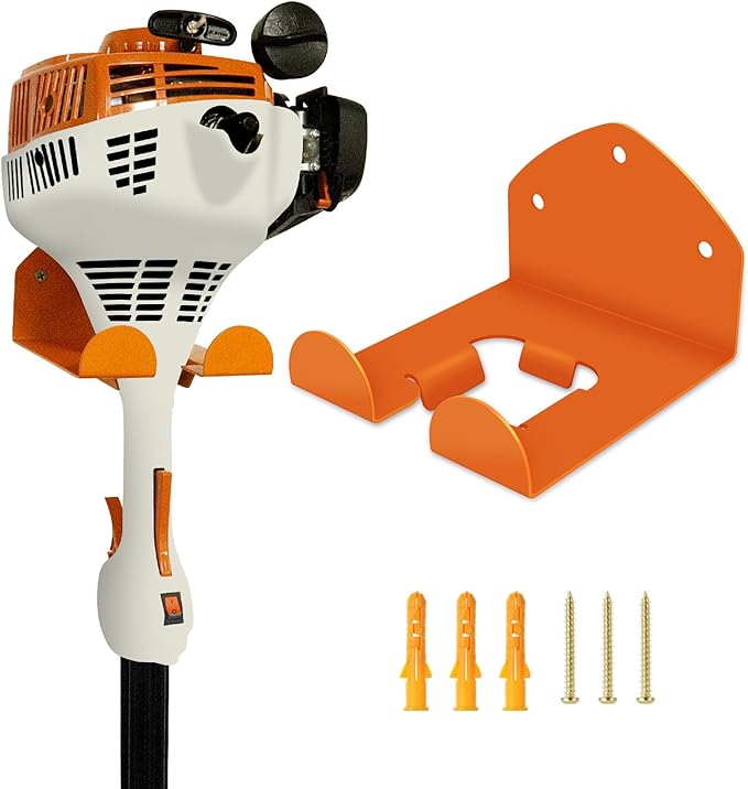 Flexi Rods Garage Organizer Wall Hanger - Garden Tool Rack for Grass Trimmer, Hedge Trimmer, Garage Tools, 1 Pack by FlexiRods
