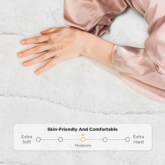 Heated Mattress Pad Full Size - Single Control Electric Mattress Pad with 4 Heat Settings & 10 Hour Auto Off,Bed Warmer Mattress Cover 15" Deep