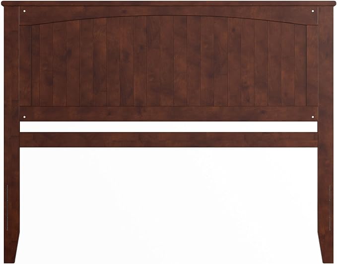 AFI, Nantucket Queen Solid Wood Panel Headboard, Walnut