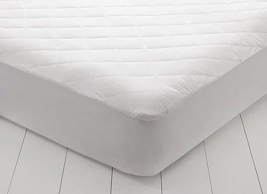 Continental Bedding King Size Mattress Pad Protector Sheets - Quilted Fitted Mattress Cover - Premium Cotton Mattress Bed Pad Topper Up to 18 Inches Deep - Machine Washable - 300 Thread Count