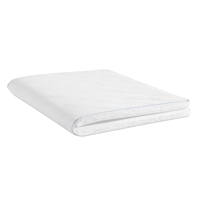 Delta Children Breeze Breathable Crib Mattress Topper, Makes Any Crib Mattress Breathable, 100% Washable, Ultra-Breathable Quilted Layer for Comfort, Fits Standard Size Cribs & Toddler Beds