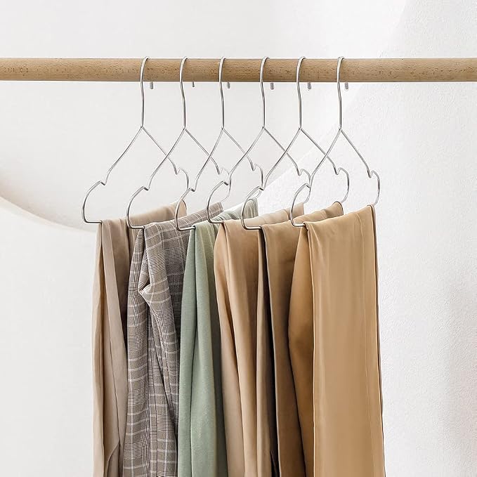 TIMMY Wire Hangers 30 Pack Stainless Steel Strong Metal Wire Hangers Clothes 16.5 Inch - Image 7