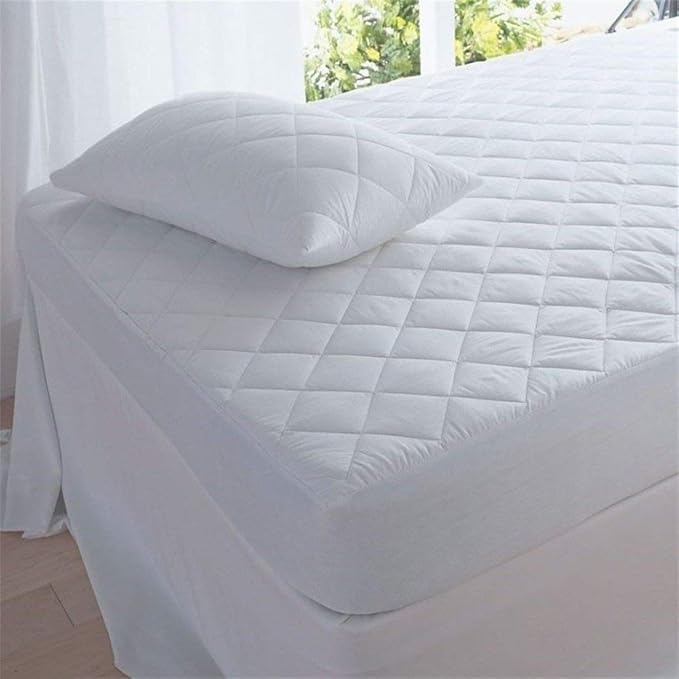 Waterproof Mattress Protector (Queen), Premium with Four Layer Protection, Super Soft, Comfortable and Breathable, Fitted, Machine Washable and Vinyl Free; 60 x 80 inches