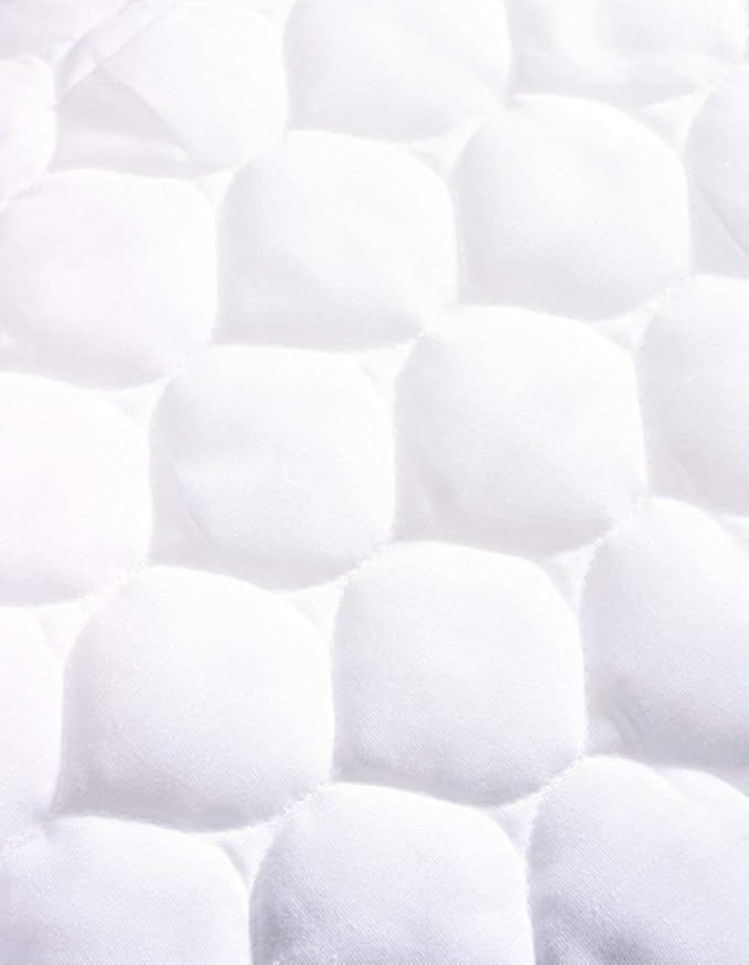 American Baby Company Waterproof Fitted Mini Crib Mattress Protector 38" x 24" - 100% Cotton Quilted Top, Noiseless, Ultra-Soft & Breathable Pack n Play and Mini Crib Mattress Cover