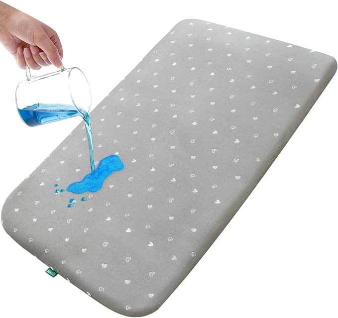 Bassinet Mattress Pad 33" x 20" x 1”, Fits Baby Delight, Jimglo, BCOL, BabyBond YADAQE, Koolerthings and Angelbliss Bassinet, Waterproof Lining Breathable Soft, Baby Foam with Removable Zippered Cover
