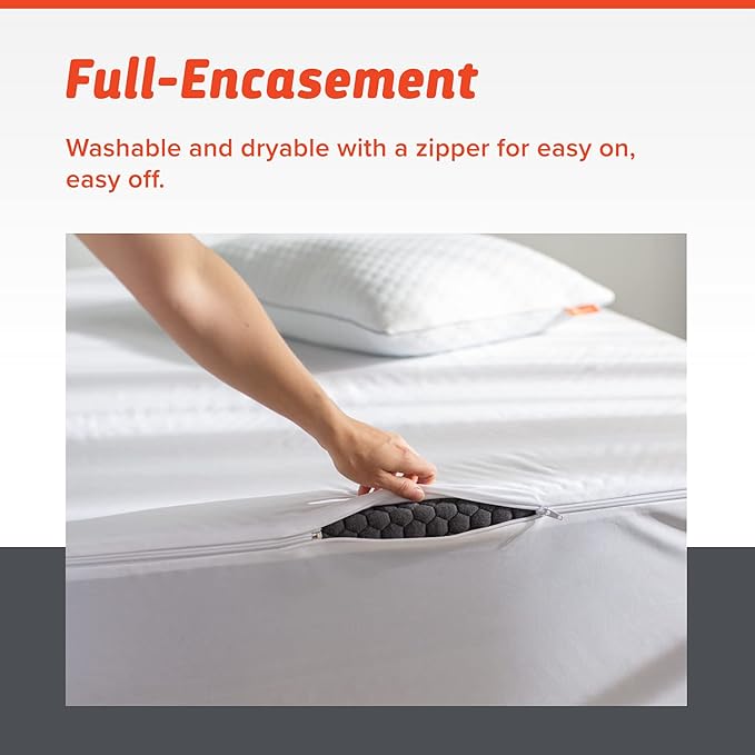 Layla Mattress Protector, Liquid Proof, Breathable, Stain Resistant, 14" Deep Fits Twin XL