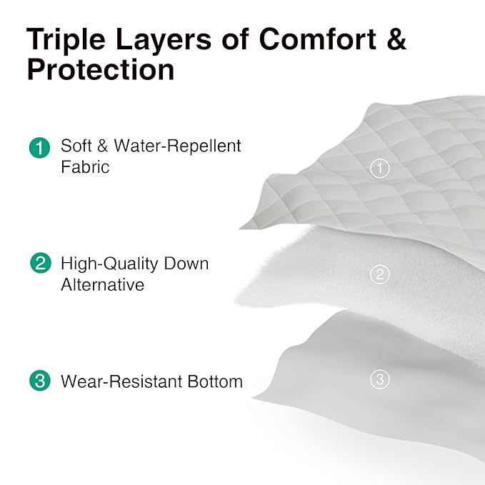 Novilla CL King Mattress Topper, Extra Thick Pillow Top Mattress Pad, Down Alternative Fill Breathable Cotton Cover, 8-21" Deep Pocket Soft Bed Topper for Back Pain Relief, Oatmeal