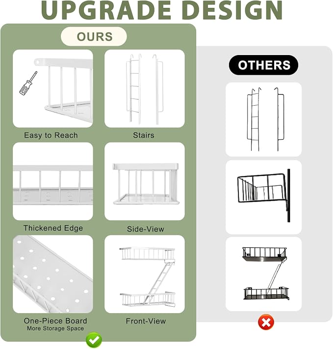 SweetSage Fire Escape Wall Shelf White - Modern New York City Wall Decorative Display Ladder Floating Shelves for Bedroom, Home Decor, Action Figure Display (2.5-Tier) - Image 5