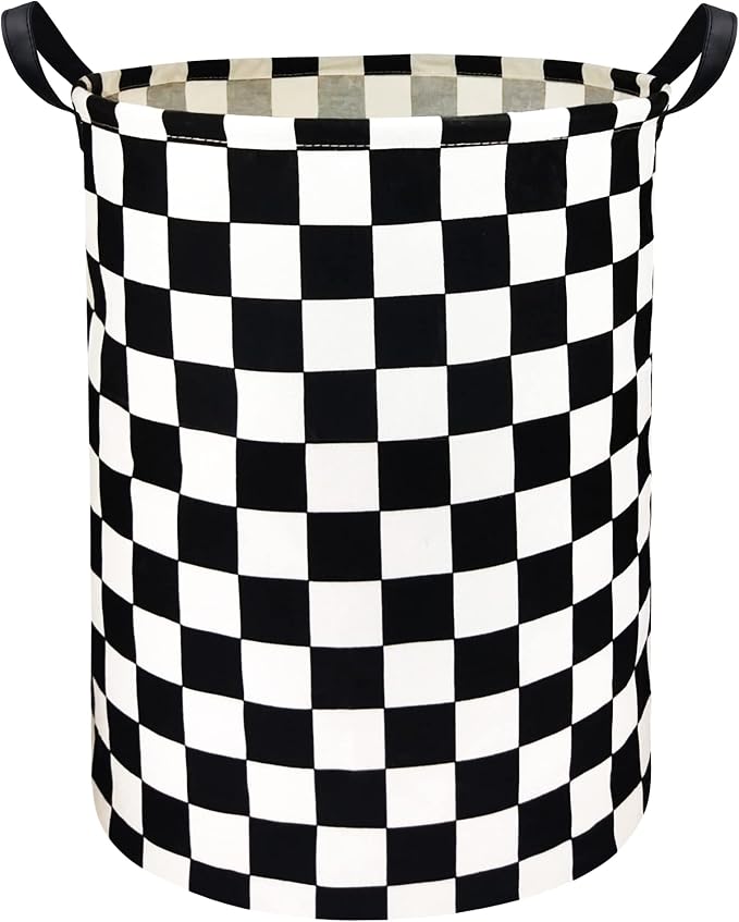 HIYAGON Boys Laundry Basket hamper Kids Hamper Car Toy Organizer Bins for Room Decor,Gift Basket for Bedroom(Racing Flag) by HIYAGON