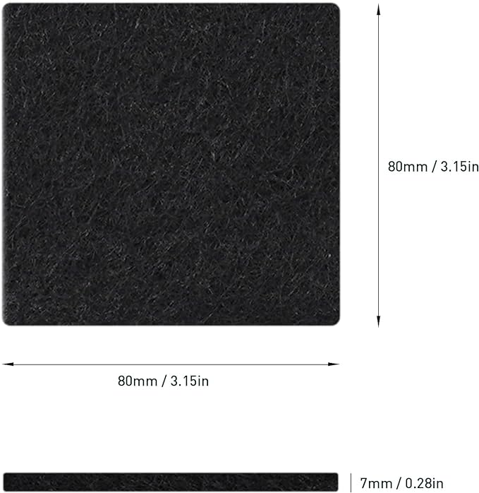 EKO Trash Can Odor Filter Refills for Trash Can and Compost Bin, Activated Charcoal Deodorizer, Strong Charcoal Odor Absorber, Pack of 4 Replacements - Image 4