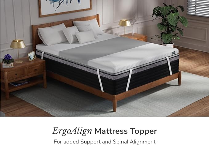 Helix ErgoAlign Mattress Topper with GlacioTex™ - Queen
