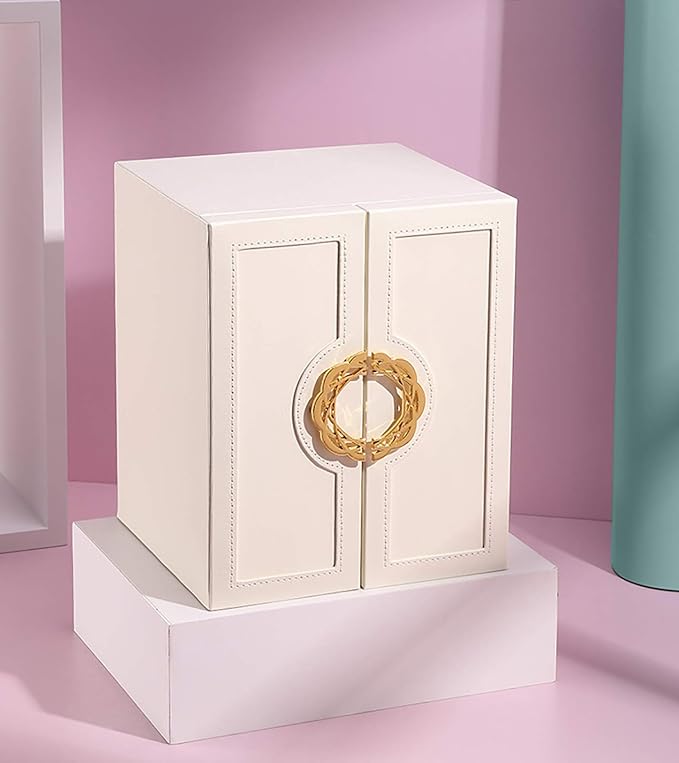 Cute Jewelry Box for Women teen Girls Jewelry Organizer Large Jewelry Organizers and Storage Faux Leather Jewelry Storage Jewlery Box Jewellery Box Joyeros Organizador De Mujer - Image 4