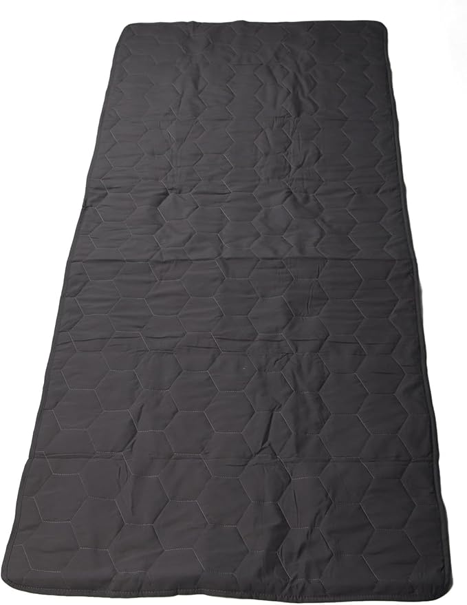 Waterproof Mattress Protector, 30x70 Inch, Dark Grey, Anti-Slip, Dark Colored to Hide Stains, Easy to Clean Mattress Cover for Incontinence Washable, for Adults and Kids