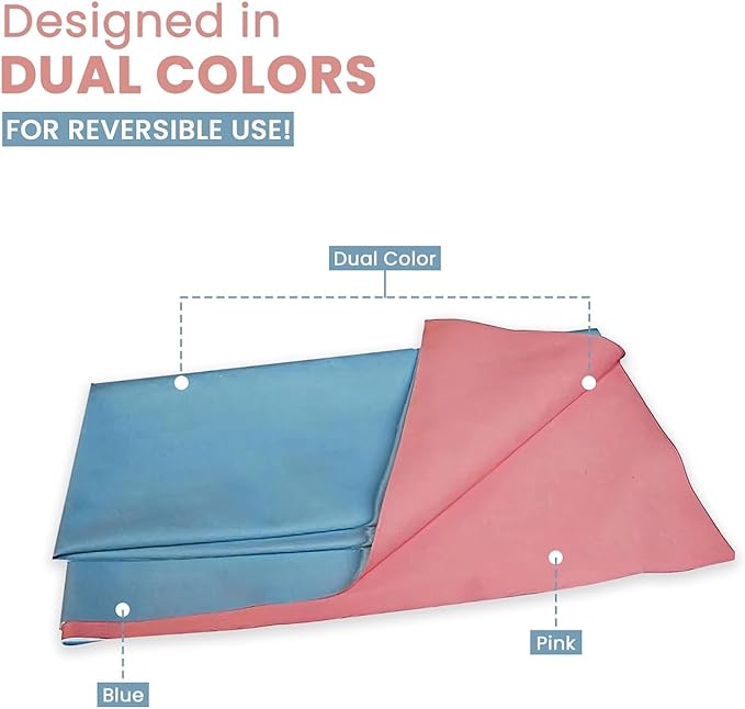 Rubber Mattress Protector Sheet, Waterproof Cover for Hospital and Baby Beds Size Meter (10)