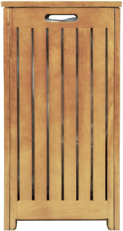 Oceanstar Spa-Style Bamboo Laundry Hamper - Image 3