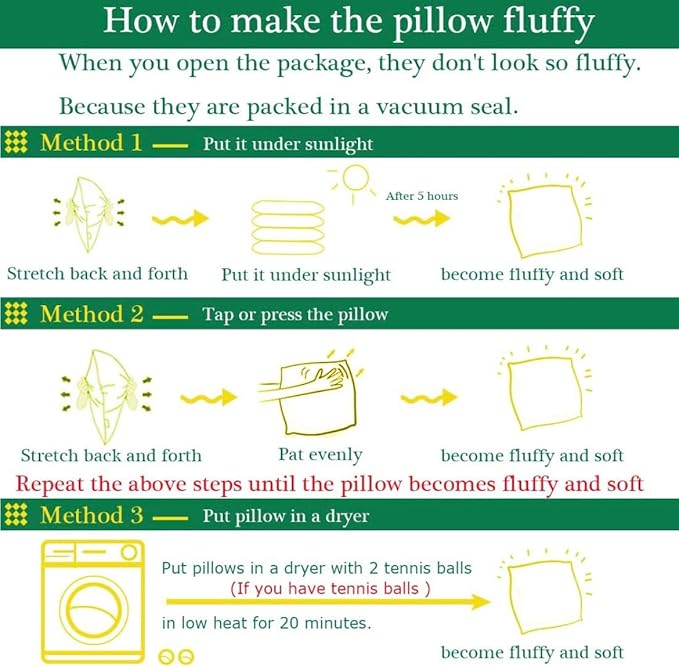 QUBA LINEN 16 x 16 Throw Pillow Insert - Pack of 4 White, Down Alternative Pillow Inserts for Decorative Pillow Covers, Throw Pillows for Bed, Couch Pillows for Living Room (16" x 16" (Pack of 4))