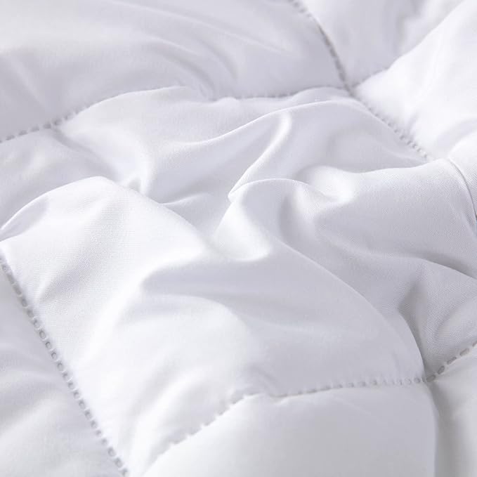 Kingnex 60x75 RV Short Queen Mattress Topper for Camper Bed Fluffy Matress Cover Quilted Fitted Mattress Pad with Deep Pocket