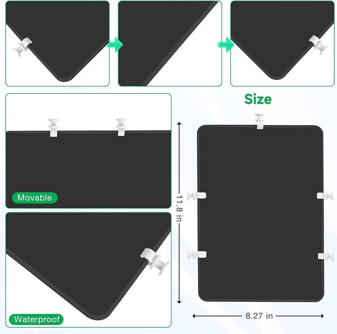 2PCS Divider Tray for Bogg Bag - Beach Bag Accessories for Bogg Bags Original X Large - Organizing Bags and Divide Space (All Black) - Image 4