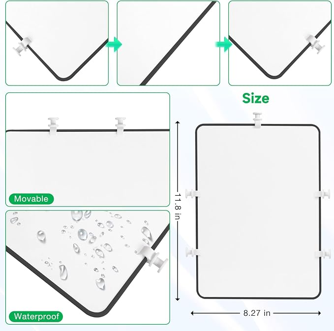 2PCS Divider Tray for Bogg Bags - Organize & Divide Space with Bogg Bag Accessories Inserts (Black) - Image 2