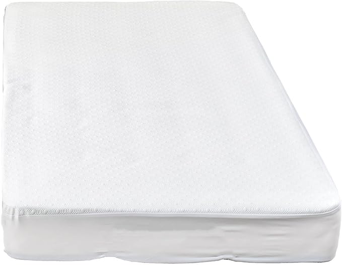 Waterproof RV Bunk Mattress Protector for 30 x 75 Narrow Twin or Camper Bed Cooling Bamboo Viscose Jacquard Cot Size Matress Cover