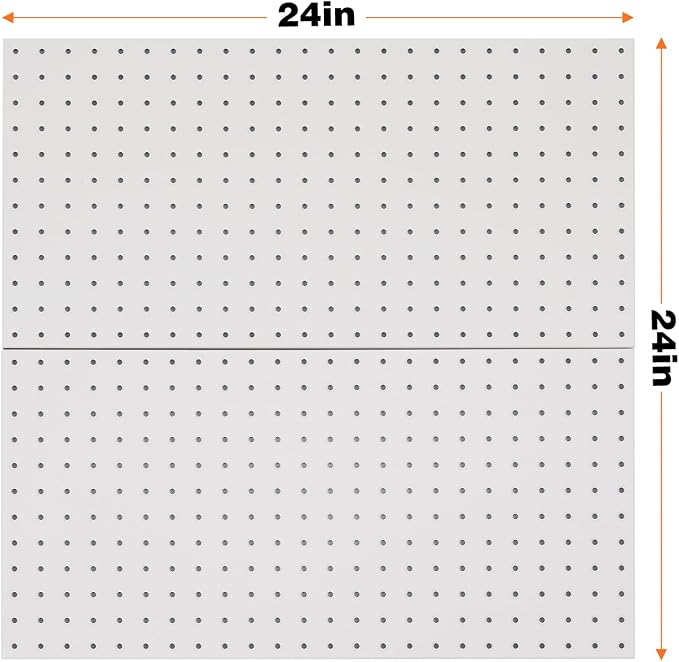 Ultrawall 2 Pcs Metal Pegboard Wall Panels, Peg Boards for Garage Tool Storage - Image 2